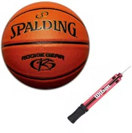 Koszykówka - Spalding Piłka do koszykówki Rookie Gear r. 5 outdoor + Pompka Wilson - miniaturka - grafika 1