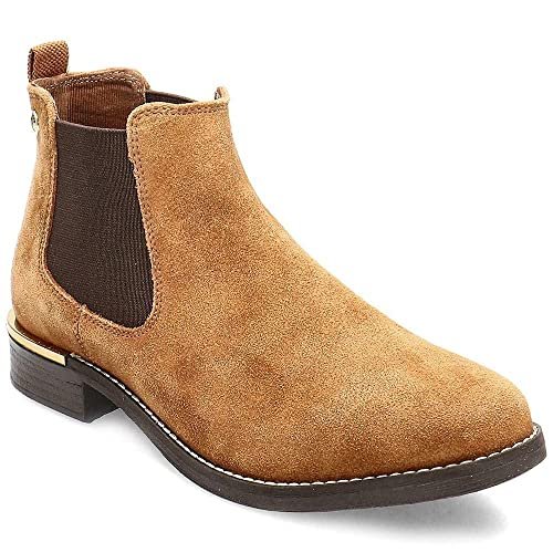 s.Oliver Damskie botki 5-5-25345-33 307, brązowy - Braun Cognac Uni 307-41 EU