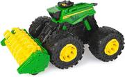 Samochody i pojazdy dla dzieci - John Deere Monster Treads Kombajn światło i dźwięk - miniaturka - grafika 1