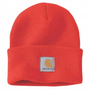 Czapki męskie - Czapka Carhartt Acrylic Beanie - Currant (A18.R50.S000) T - grafika 1