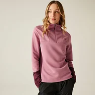 Bluzy damskie - Dare 2b Bluza damska z suwakiem 1/4 Iced Różowy, Rozmiar: 34 - miniaturka - grafika 1