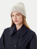 Czapki damskie - Tommy Hilfiger Czapka Th Crest Fluffy AW0AW18210 Écru - miniaturka - grafika 1