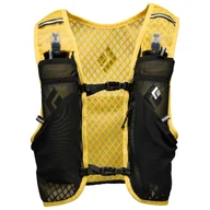 Kurtki i kamizelki sportowe męskie - Kamizelka biegowa Black Diamond Distance 2 Hydration Vest Rozmiar: M / Kolor: żółty/czarny - miniaturka - grafika 1