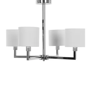 Beliani Lampa wisząca biała SHAPKINA - Lampy sufitowe - miniaturka - grafika 1