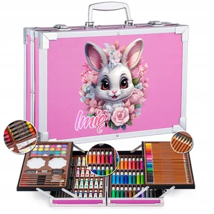 ZESTAW ARTYSTYCZNY DO MALOWANIA KRÓLIK ZAJĄC PREZENT DLA DZIECKA DO SZKOŁY - Zabawki kreatywne ZESTAW ARTYSTYCZNY DO MALOWANIA KRÓLIK ZAJĄC PREZENT DLA DZIECKA DO SZKOŁY - Zabawki kreatywne - miniaturka - grafika 1