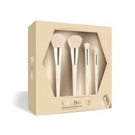 Pędzle do makijażu - Inter Vion Oh Honey Makeup Brush zestaw pędzli do makijażu 4szt. - miniaturka - grafika 1