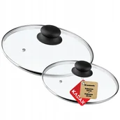 Pokrywki - Pokrywa żaroodporna szklana 24 + 20 cm, - miniaturka - grafika 1