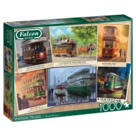 Puzzle - Puzzle 1000 Falcon Tramwaje z przeszłości G3 - Jumbo - miniaturka - grafika 1