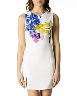 Sukienki - Desigual Damska sukienka Vest_Audrey Casual, biały, L - grafika 1