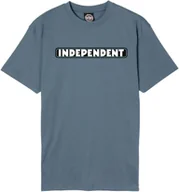 Koszulki męskie - t-shirt INDEPENDENT BAR LOGO TEE Slate Blue - miniaturka - grafika 1