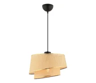 Lampy sufitowe - Lampa wisząca BARETTE 1xE27/60W/230V brązowo/złota - miniaturka - grafika 1