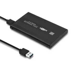 Qoltec OBUDOWA NA DYSK HDD/SSD 2.5" SATA3 | USB3.0 | CZARNY 2_327886 - Obudowy i kieszenie na dyski twarde - miniaturka - grafika 3