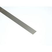 Płytki ceramiczne - Profil Decor listwa do glazury płaskownik 2x270 cm stal nierdzewna szczotkowana srebrny mat - miniaturka - grafika 1
