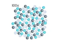 Suche baseny - Roba Piłeczki do basenu z piłeczkami 100 sztuk Turkusowy - miniaturka - grafika 1