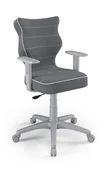 Fotele i krzesła biurowe - Entelo Good Chair Ergonomiczne krzesło Duo JS33, 6, szare CA-D-6-D-E-JS33-B - miniaturka - grafika 1