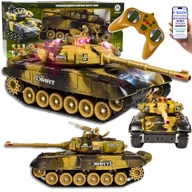 Zabawki zdalnie sterowane - DUŻY CZOŁG ZDALNIE STEROWANY PREZENT DLA CHŁOPCA WNUCZKA Czołg Militarny Wojskowy Dla Chłopaka + EBOOK-2 - miniaturka - grafika 1