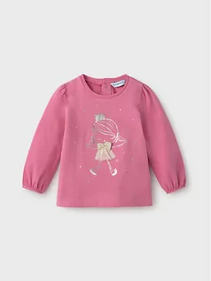 Bluzki dla dziewczynek - Mayoral Bluzka 2084 Różowy Regular Fit Różowy 12M, 18M, 24M, 36M, 6M, 9M - grafika 1