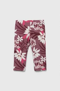 Spodnie i spodenki dla dziewczynek - CMP legginsy dziecięce kolor fioletowy wzorzyste - grafika 1