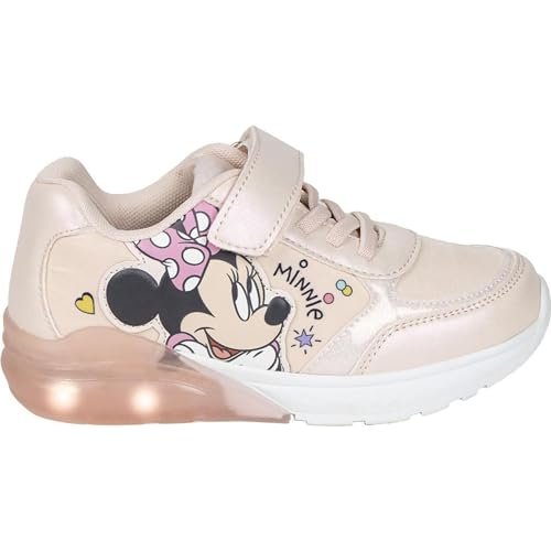 CERDÁ LIFE'S LITTLE MOMENTS Minnie Trampki dziecięce z lampką LED, Różowy, 26 EU, Różowy, 26 EU