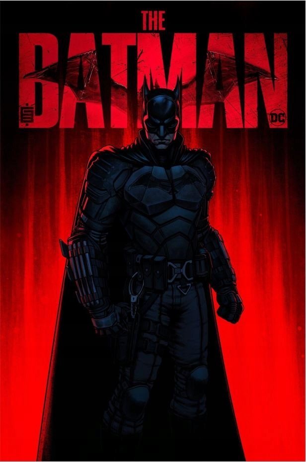 PODKŁADKA POD MYSZ Nadruk 22x18cm The Batman 2022 DC Comics Tekst Prezent