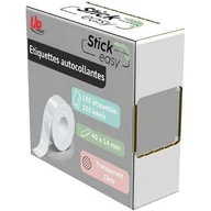 Papier do drukarek - Etykieta termiczna UPRINT Easy UP21 14 x 40 mm (180 szt.) Przezroczysty - miniaturka - grafika 1