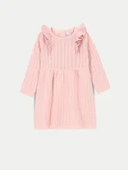 Sukienki i spódniczki dla dziewczynek - Coccodrillo Sukienka codzienna ZC4129401CGN Różowy Regular Fit - miniaturka - grafika 1