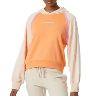 Bluzy sportowe damskie - Bluza New Balance WT21501PGZ - pomarańczowa - miniaturka - grafika 1