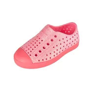 Buty dla dziewczynek - Native Jefferson Bling Child 13100112-5597 Dziewczęce Sneakersy Różowe - miniaturka - grafika 1