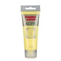 Happy Color Farba akrylowa 75ml. zółty pastelowy - Przybory szkolne - miniaturka - grafika 3