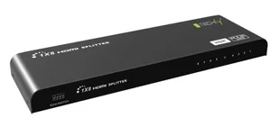 Techly 104851 Rozdzielacz Splitter HDMI 2.0 1x8 4K 60Hz HDR EDID - Inne akcesoria audio-wideo - miniaturka - grafika 1