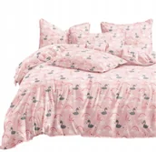 Pościel - Pościel 160x200 komplet poszwa 2 poszewki prześcieradło 100% bawełna satyn - miniaturka - grafika 1