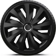 Kołpaki samochodowe - Komplet kołpaków na felgi stalowe Grip Pro Black 15 cali - miniaturka - grafika 1