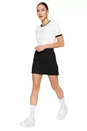 Spódnice - Trendyol Damska mini spódnica ołówkowa dopasowana dzianinowa spódnica, Czarny, XS - miniaturka - grafika 1