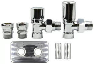 Zawór regulacyjny kątowy SWING chrom All in One Cu rozeta zespolona prostokątna - Zawory i kraniki Zawór regulacyjny kątowy SWING chrom All in One Cu rozeta zespolona prostokątna - Zawory i kraniki - miniaturka - grafika 1