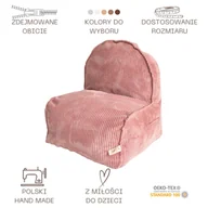 Leżaczki i huśtawki - Fotel Frank&John MUMMY 60 x 60 x 60 cm - miniaturka - grafika 1