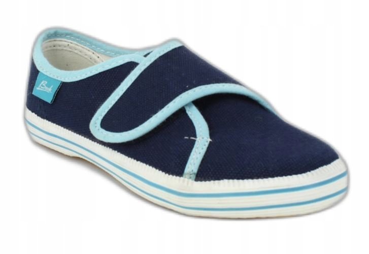 BECK TRAMPKI DZIECIĘCE GRANATOWE RZEPY 31 S3S