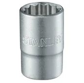 Klucze i nasadki - Stanley Nasadka 1/2" 12 pkt 23 mm mat [z] 17066Z - miniaturka - grafika 1