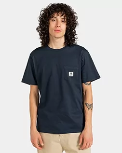 Koszulki męskie - Quiksilver Męska bluzka Basic Pocket Label Ss (1 opakowanie) - grafika 1