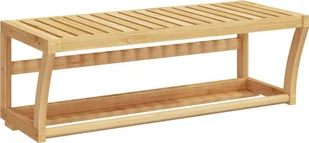 vidaXL Wieszak ścienny na ręczniki 60x25x20 cm bambusowy - Ręczniki - miniaturka - grafika 1