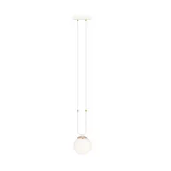 Lampy sufitowe - Emibig GLAM 1 WHITE/OPAL 1115/1 lampa wisząca szklane klosze GLAMOUR 1115/1 - miniaturka - grafika 1