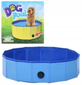 Baseny ogrodowe - Basen dla psa kota zwierząt składany kojec 80x30 N - miniaturka - grafika 1