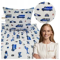 Pościel dla dzieci - Pościel Dziecięca 100x135 + 50x60 Policja Na Białym Produkt Polski - miniaturka - grafika 1