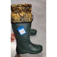 Obuwie robocze - Kalosz męski Eva khaki z kołnierzem - miniaturka - grafika 1