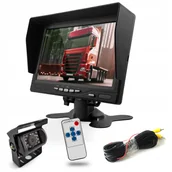 Kamery cofania - Monitor 7 Cali Bus Tir Kamera Cofania 15M Diody Ir - miniaturka - grafika 1