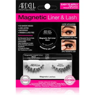 Ardell Magnetic Liner & Lash Demi Wispies 1 szt Sztuczne rzęsy Black - Sztuczne rzęsy i akcesoria - miniaturka - grafika 1