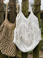 Torebki damskie - Boho Bag Siatka - miniaturka - grafika 1