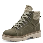 Śniegowce damskie - Tamaris Damskie buty WL Lace Boot 1-26264-43 śniegowce, oliwkowe, 40 EU, oliwkowy, 40 EU - miniaturka - grafika 1