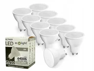 Żarówki LED - 10x Żarówka Led GU10 8W 4000K Biała Neutralna 640lm 120° - miniaturka - grafika 1
