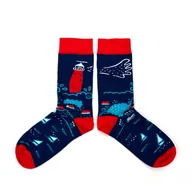 Skarpetki męskie - Skarpetki Bałtyk Latarnia Morska 42-46 L-XL - miniaturka - grafika 1