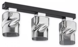 Lemir Meru Cza + Ch Plafon O2963 P3 CZA + CH - Lampy sufitowe - miniaturka - grafika 1